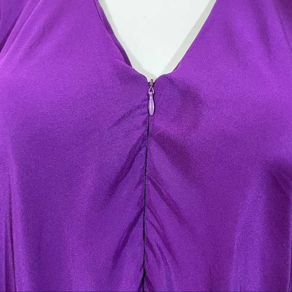 Kinwolfe washable Silk pre post Maternity bump Nursing dress tunic m medium - Picture 6 of 9